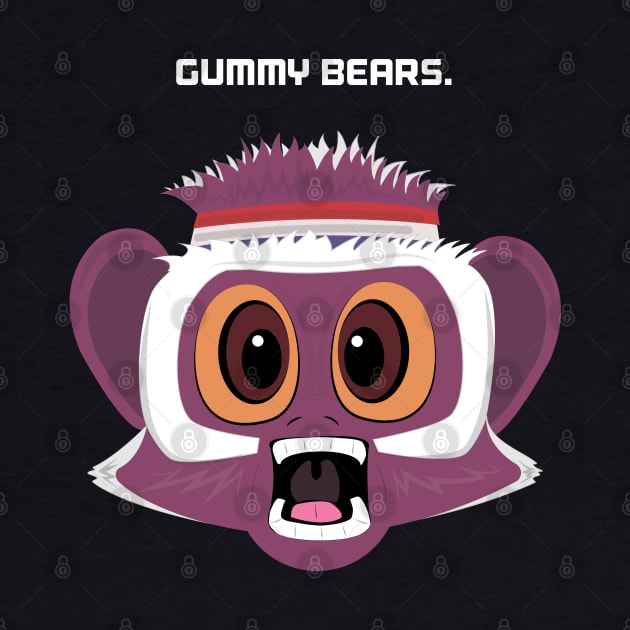 Steve! from Cloudy With a Chance of Meatballs (Gummy Bears) by Kinowheel